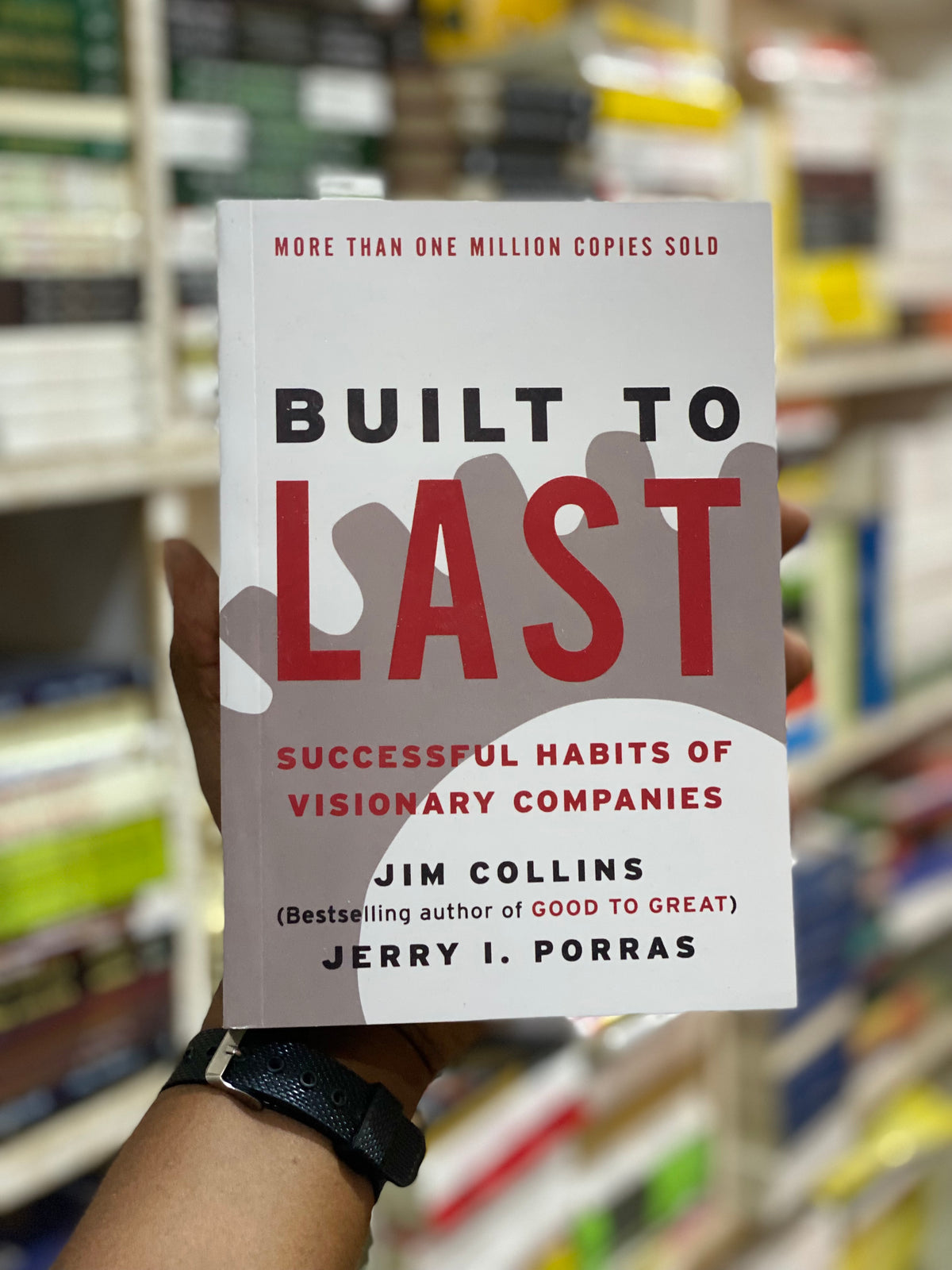 Built to Last by Jim Collins and Jerry I. Porras, front cover