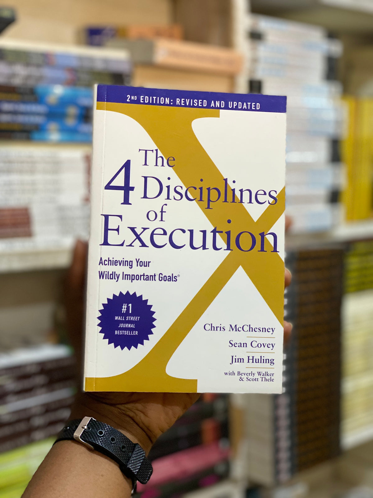 The 4 Disciplines of Execution by Chris McChesney, Sean Covey and Jim Huling, front cover