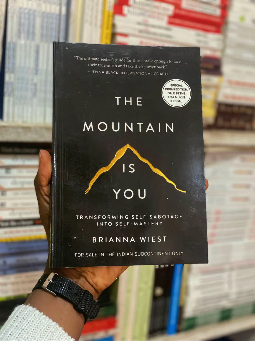 The Mountain Is You by Brianna Wiest, front cover