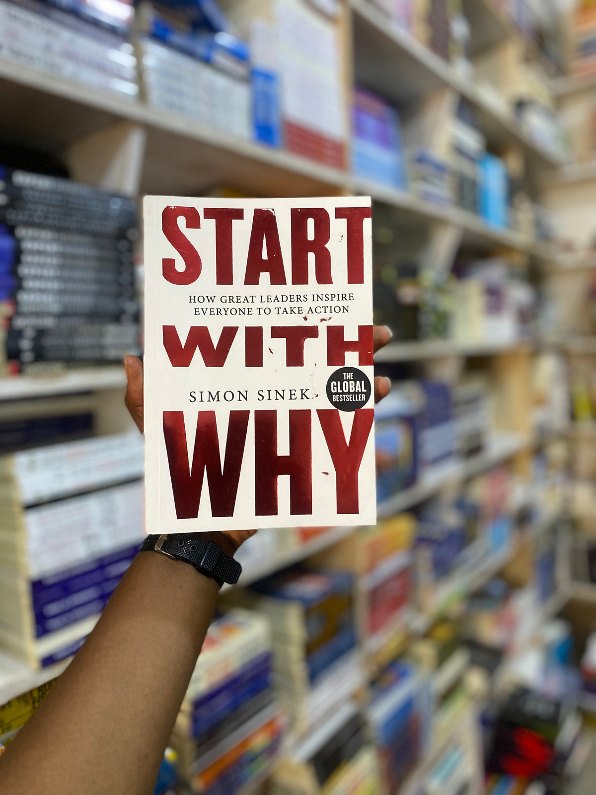 Start with Why by Simon Sinek, front cover
