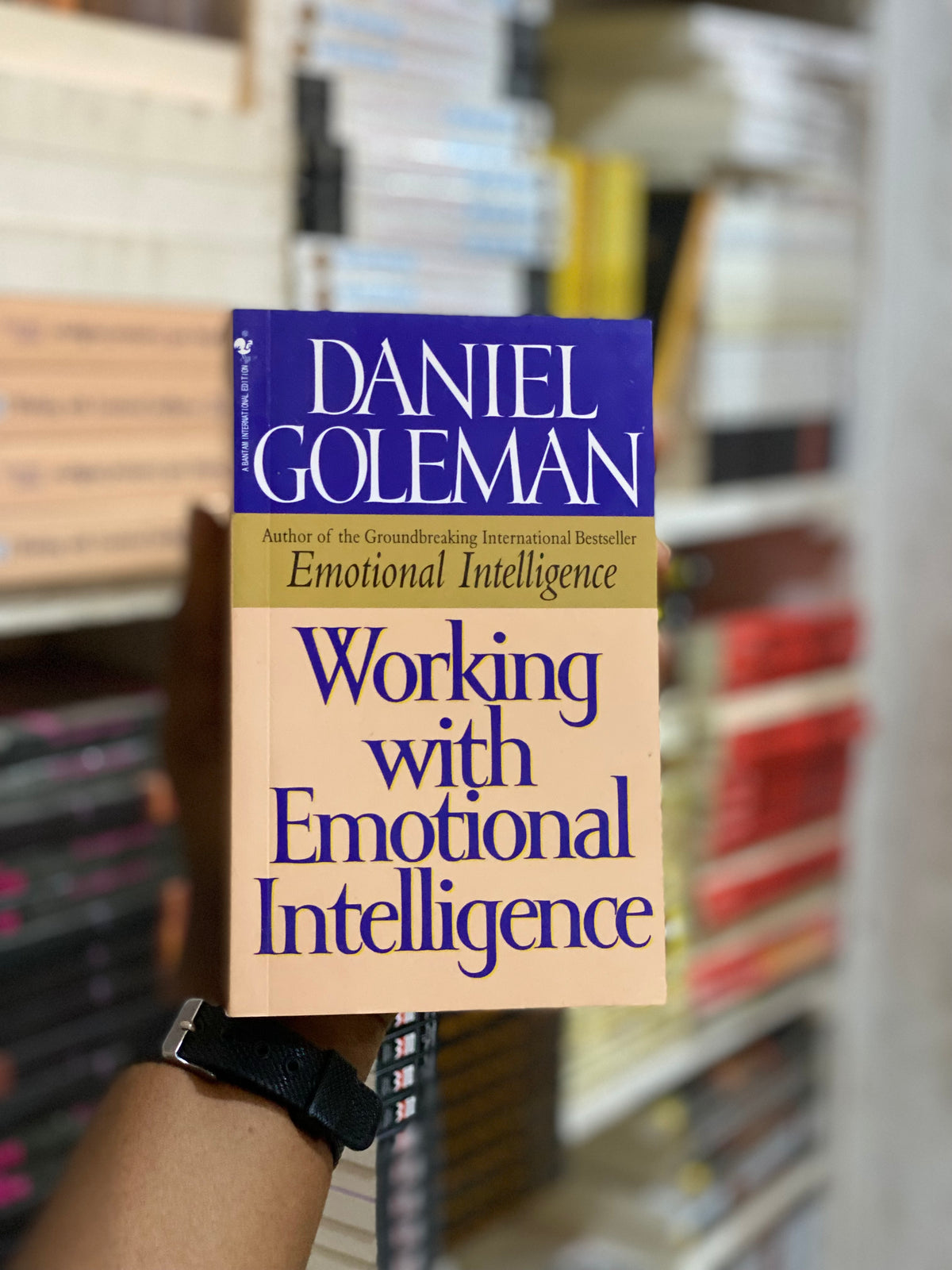Working with Emotional Intelligence by Daniel Goleman, front cover
