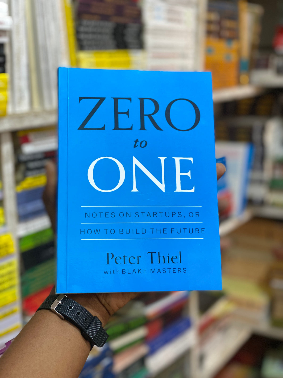 Zero to One by Peter Thiel, front cover