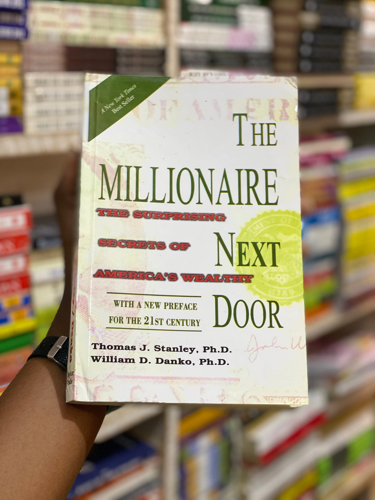 The Millionaire Next Door by Thomas J. Stanley and William D. Danko, front cover