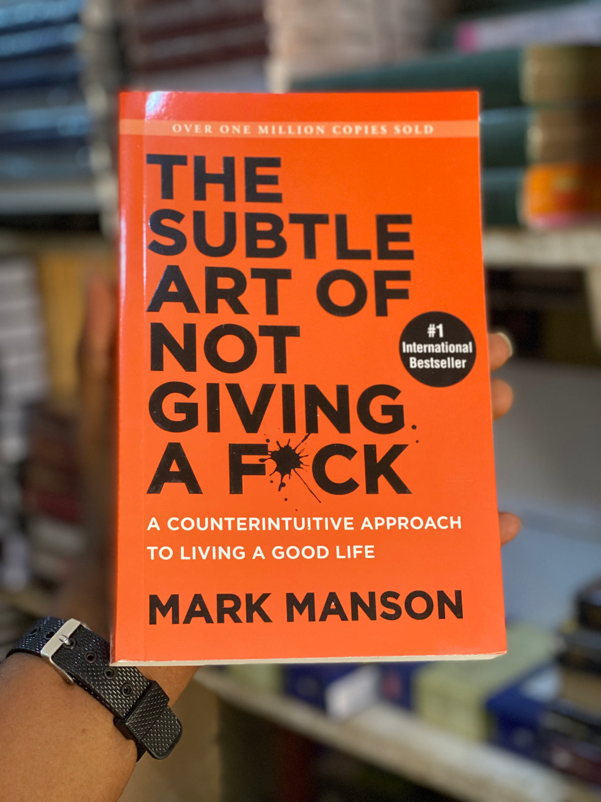 The Subtle Art of Not Giving a F*ck by Mark Manson, front cover