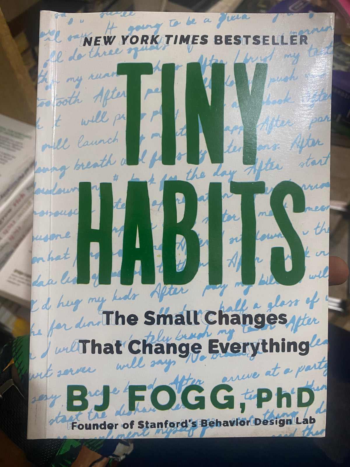 Tiny Habits by BJ Fogg, front cover