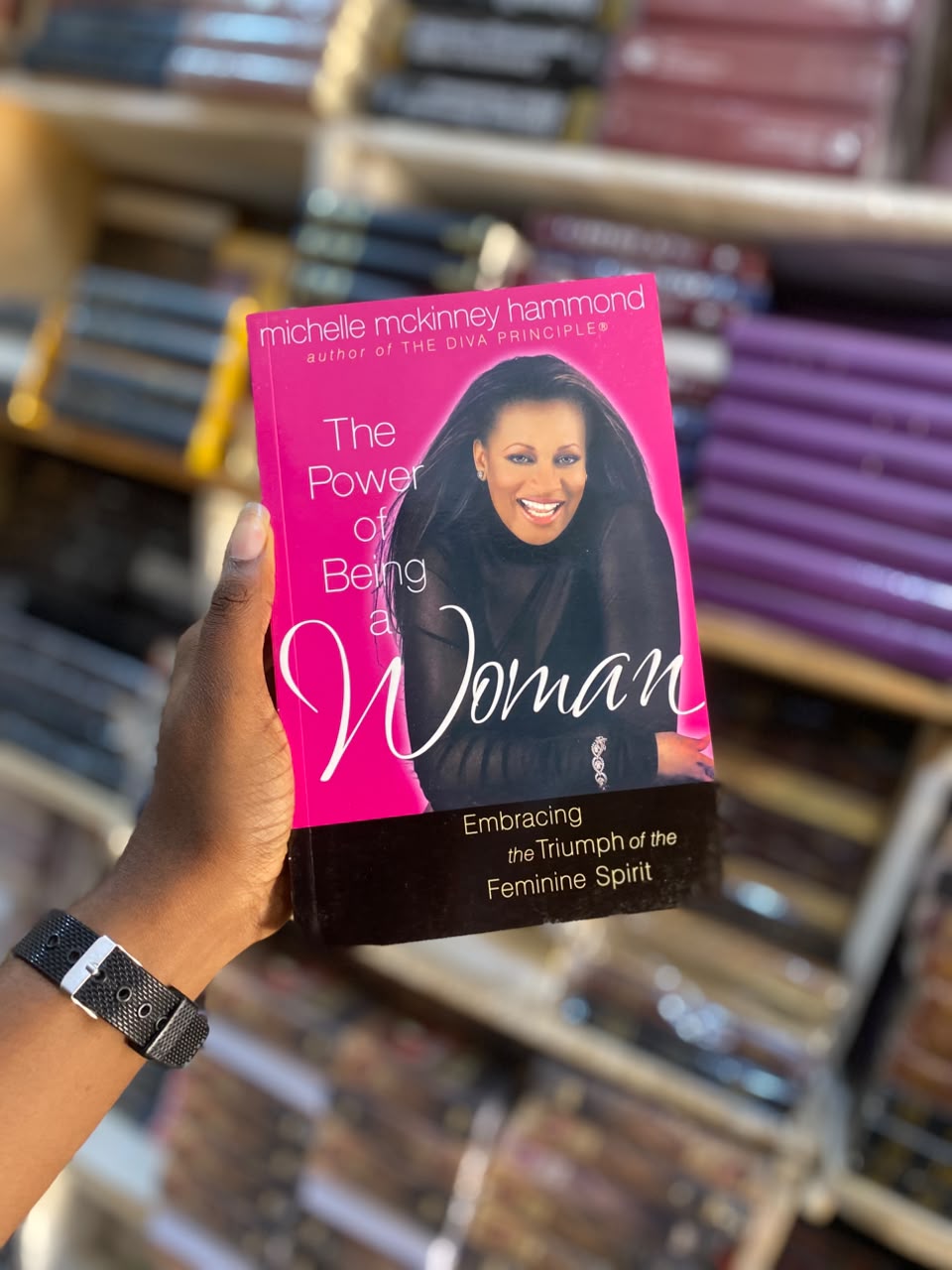 The Power of Being a Woman by Michelle McKinney Hammond, front cover