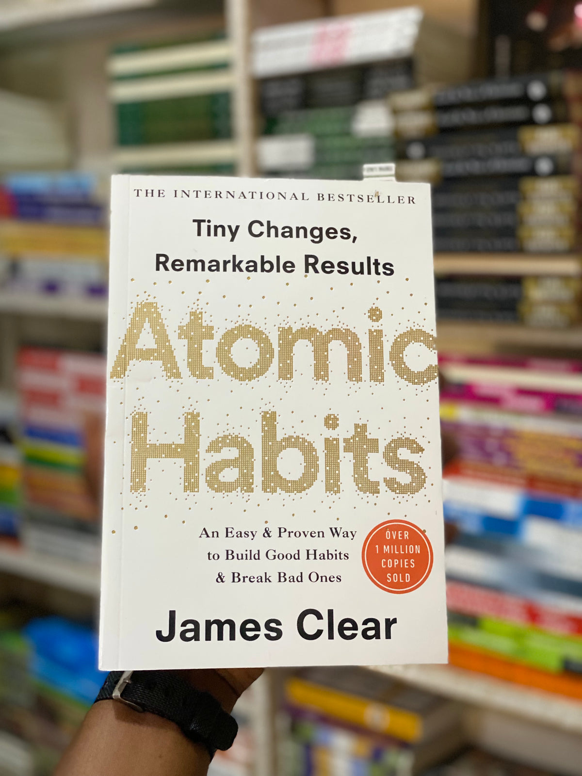 Atomic Habits by James Clear, front cover